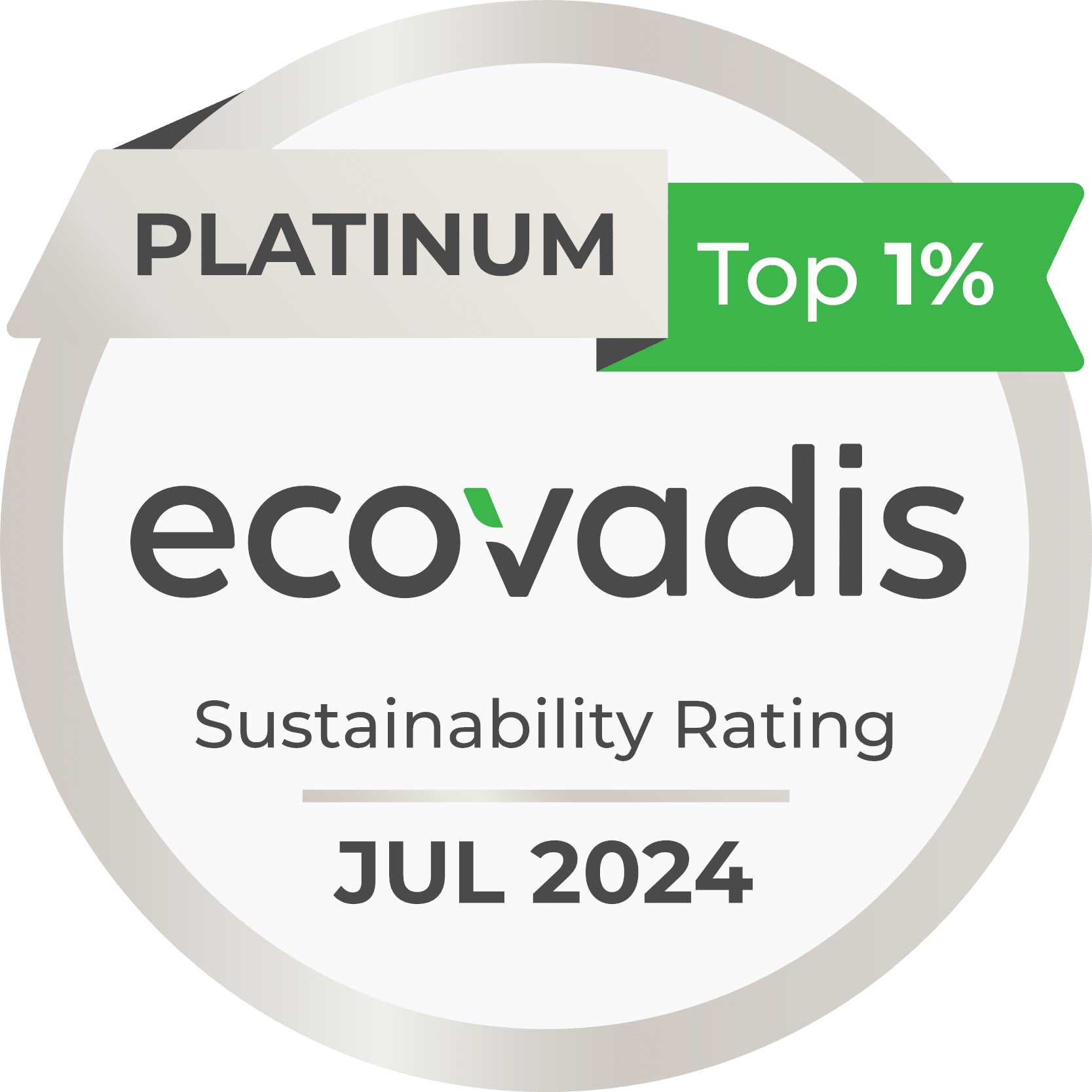 Platinum: Top rating from EcoVadis for Doneck's sustainability strategy!