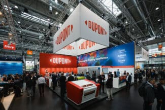 Der Drupa-Stand von DuPont