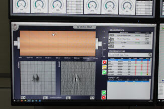 Cyon cockpit screen visualizes a copper surface defect