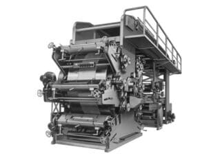 Zentralzylinder-Flexodruckmaschine, die Olympia 1275 vo W&H