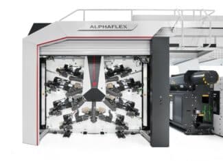 Die Alphaflex ist die neueste Zentralzylinder-Flexodruckmaschine von W&H