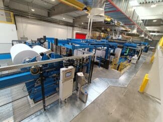 Neue Extrusionsanlage für die Produktion recycelbarer Barrierepapiere