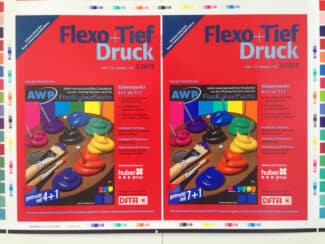 Cover der Fachzeitschrift "Flexo+Tief-Druck" (heute VerpackungsDruck & Converting")