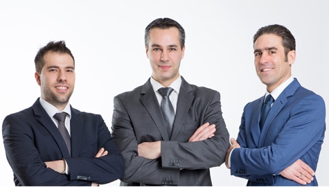 Von links nach rechts: Dipl.-Ing. Geritt Block, Dipl.-Ing. Kay Kuhlmann und Markus Babel von BST ProControl
