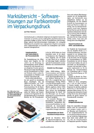 Marktübersicht – Softwarelösungen zur Farbkontrolle im Verpackungsdruck