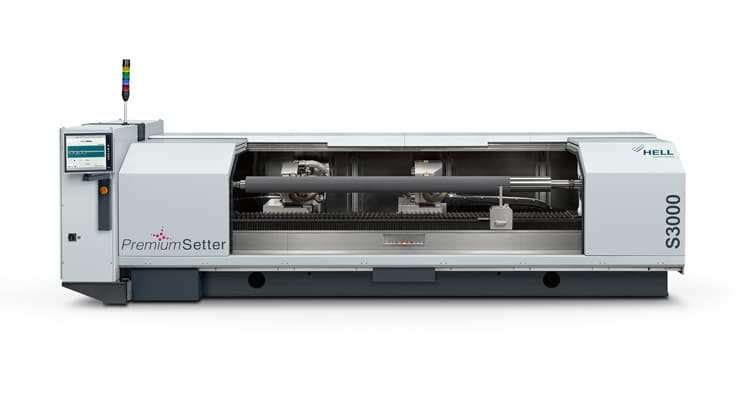 Der S3000 für die Direktgravur von Elastomer-Flexodruckformen mit großen Druckbreiten