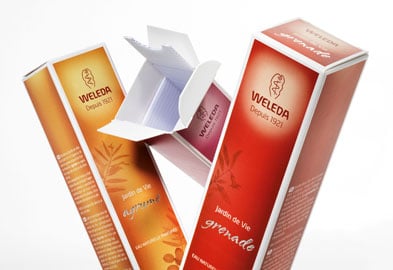 Integrierte Liner werden vor allem bei Verpackungen für die Beauty Care Branche eingesetzt