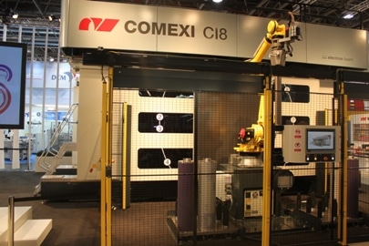 Comexi zeigt während der Messe neben der Offsetdruckmaschine CI8 unter anderem Testläufe mit der Flexodruckmaschine F1 und der Tiefdruckmaschine R2