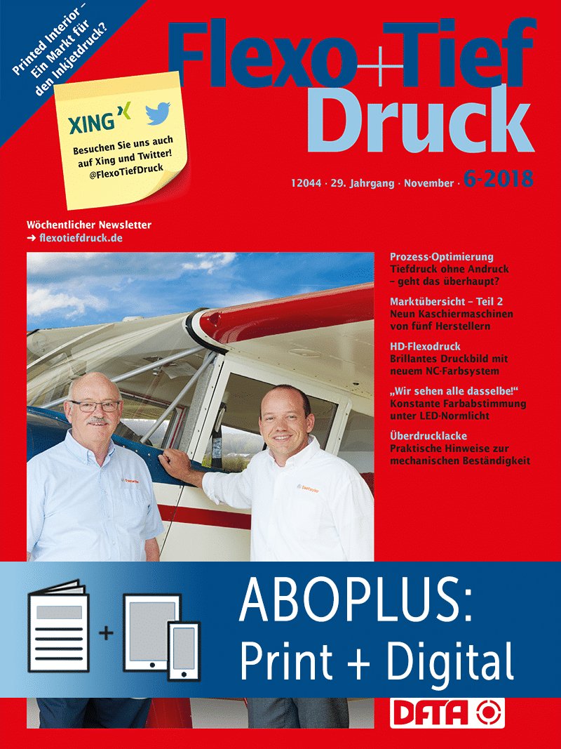 Produkt: Flexo+Tief-Druck Jahresabonnement Plus