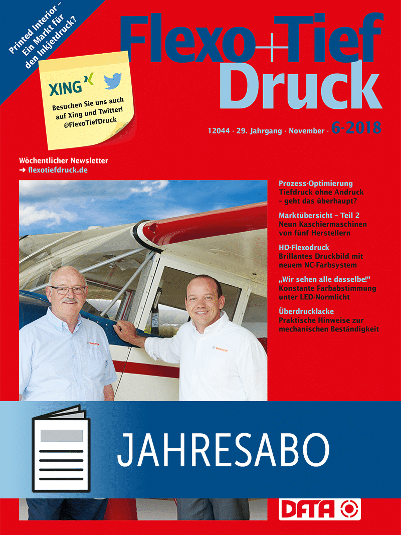 Produkt: Flexo+Tief-Druck Jahresabonnement Print